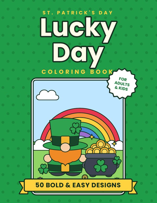 Lucky Day coloring book cover